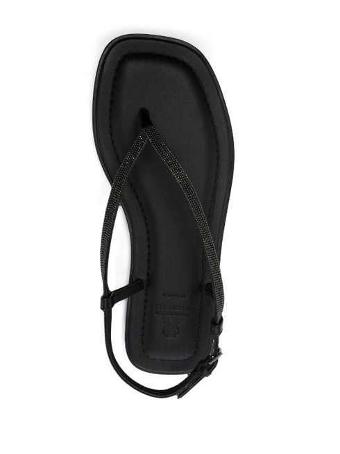 slingback buckled sandals
